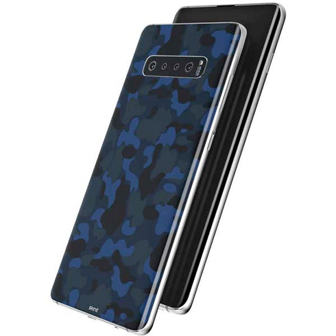 Blue Street Camo Galaxy S10 Skin