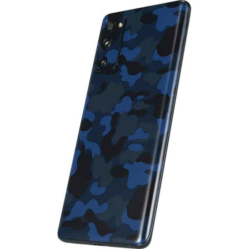 Blue Street Camo Galaxy S20 Fan Edition Skin