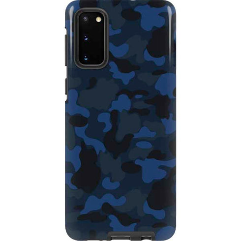 Blue Street Camo Galaxy S20 Pro Case