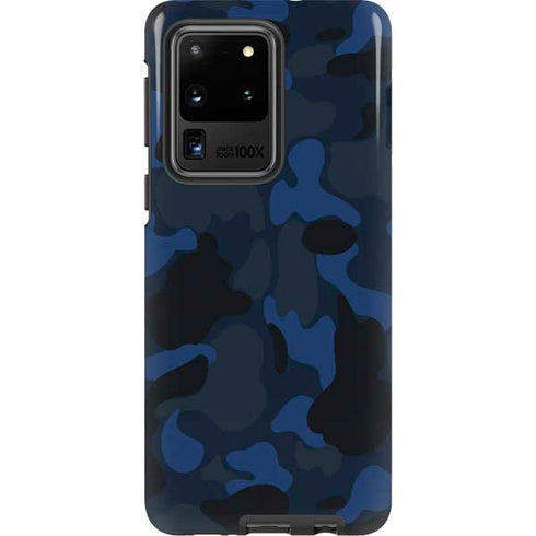 Blue Street Camo Galaxy S20 Ultra 5G Pro Case