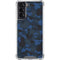 Blue Street Camo Galaxy S21 5G Clear Case