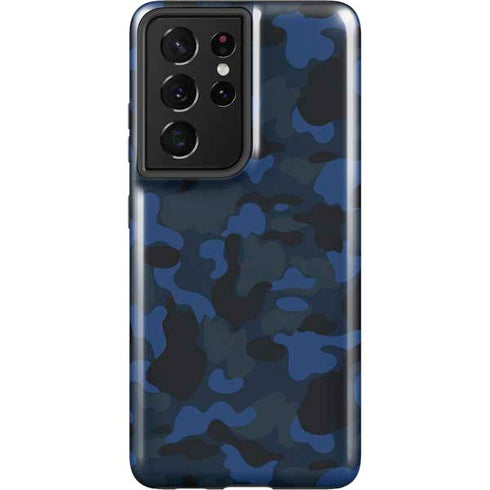 Blue Street Camo Galaxy S21 Ultra 5G Pro Case