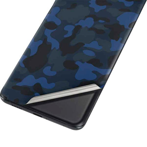 Blue Street Camo Galaxy S21 Ultra 5G Skin