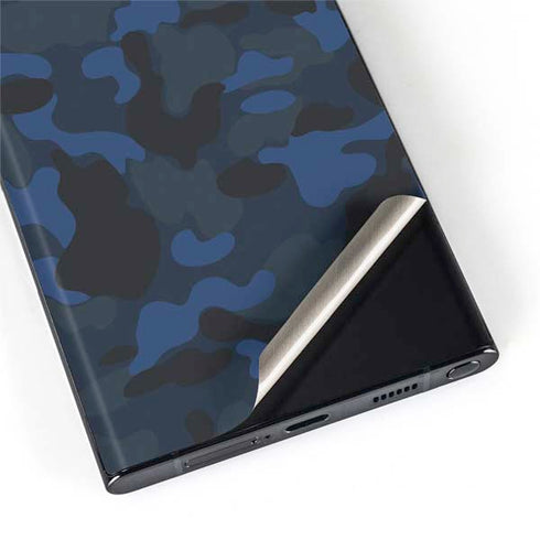 Blue Street Camo Galaxy S22 Ultra Skin