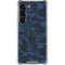 Blue Street Camo Galaxy S23 Clear Case