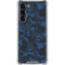 Blue Street Camo Galaxy S23 Plus Clear Case