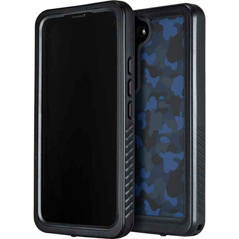 Blue Street Camo Galaxy S23 Plus Waterproof Case
