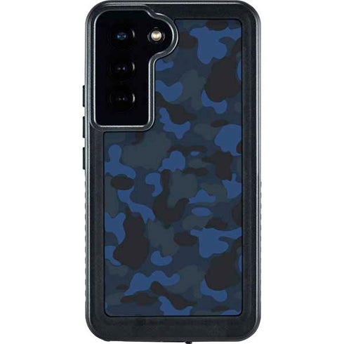 Blue Street Camo Galaxy S23 Waterproof Case