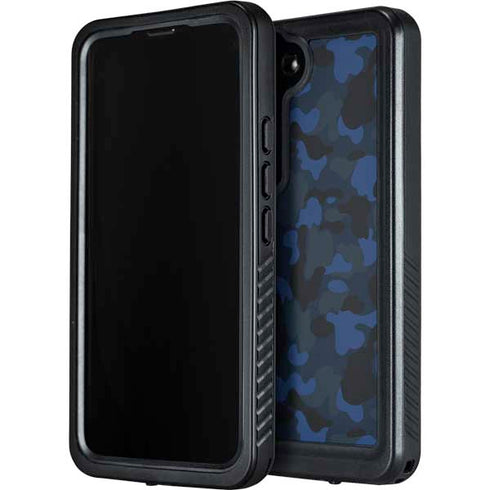 Blue Street Camo Galaxy S23 Waterproof Case
