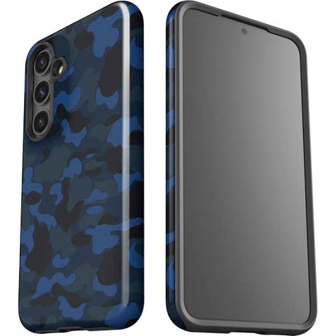 Blue Street Camo Galaxy S24 Impact Case