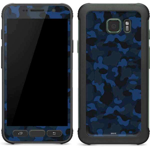 Blue Street Camo Galaxy S7 Active Skin