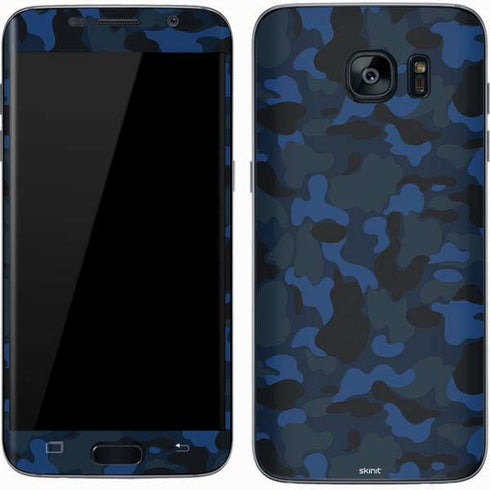Blue Street Camo Galaxy S7 Skin