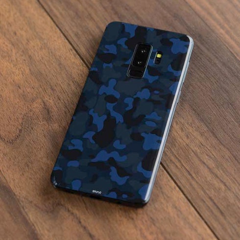 Blue Street Camo Galaxy S9 Plus Skin