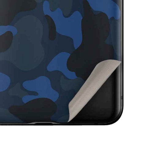 Blue Street Camo Galaxy Z Flip Skin