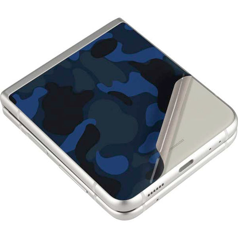 Blue Street Camo Galaxy Z Flip3 5G Skin