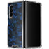 Blue Street Camo Galaxy Z Fold4 5G Clear Case
