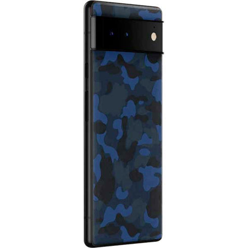 Blue Street Camo Google Pixel 6 Skin