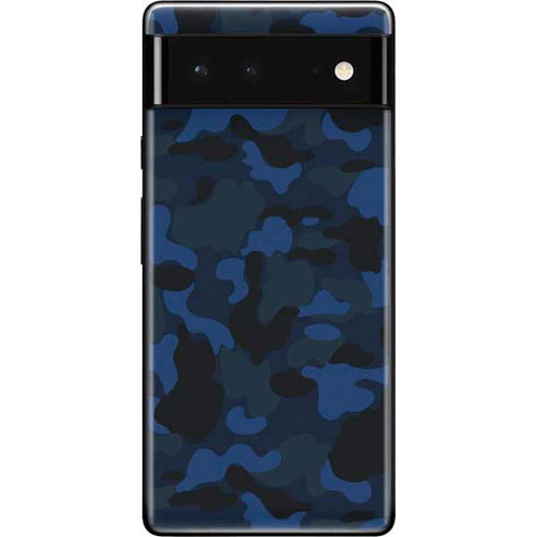 Blue Street Camo Google Pixel 6 Skin