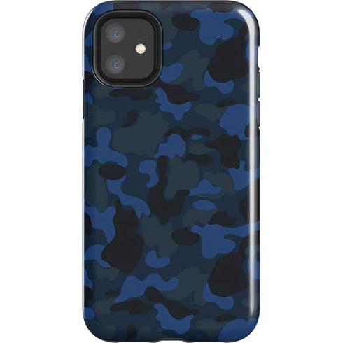 Blue Street Camo iPhone 11 Impact Case