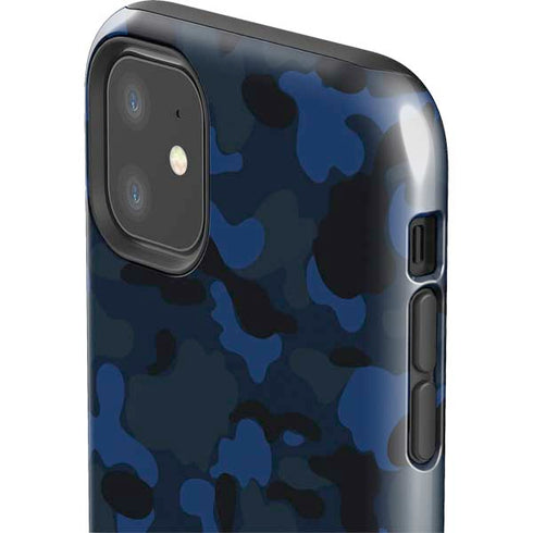 Blue Street Camo iPhone 11 Impact Case