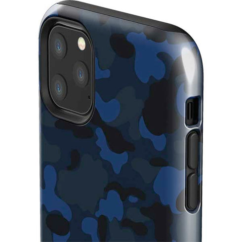 Blue Street Camo iPhone 11 Pro Max Impact Case