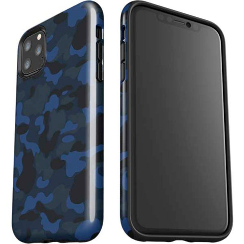 Blue Street Camo iPhone 11 Pro Max Impact Case