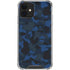 Blue Street Camo iPhone 12 Clear Case