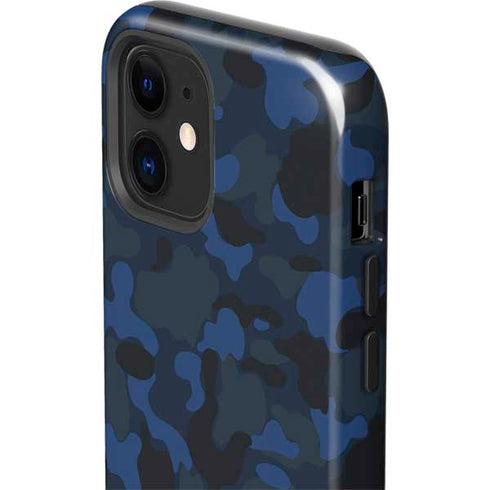 Blue Street Camo iPhone 12 Impact Case