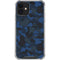 Blue Street Camo iPhone 12 Mini Clear Case