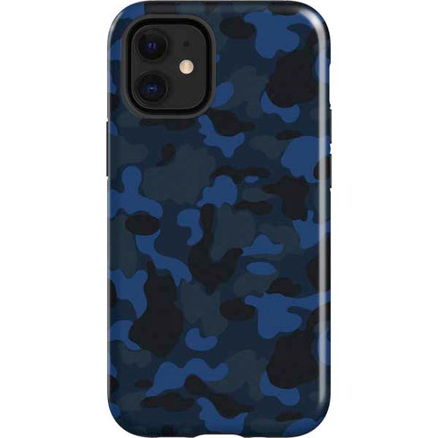 Blue Street Camo iPhone 12 Mini Impact Case
