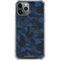 Blue Street Camo iPhone 12 Pro Clear Case