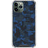 Blue Street Camo iPhone 12 Pro Clear Case