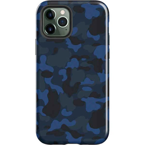 Blue Street Camo iPhone 12 Pro Impact Case