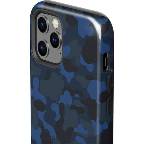 Blue Street Camo iPhone 12 Pro Impact Case