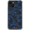 Blue Street Camo iPhone 13 Clear Case