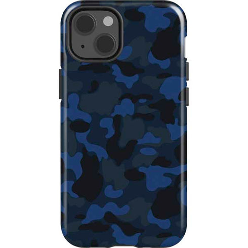 Blue Street Camo iPhone 13 Impact Case
