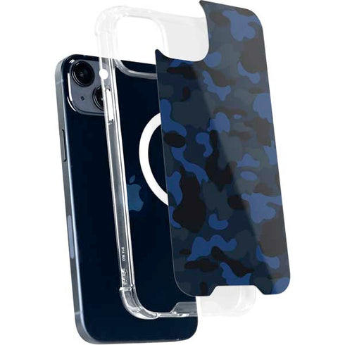 Blue Street Camo iPhone 13 MagSafe Case