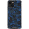 Blue Street Camo iPhone 13 Mini Clear Case