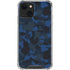 Blue Street Camo iPhone 13 Mini Clear Case