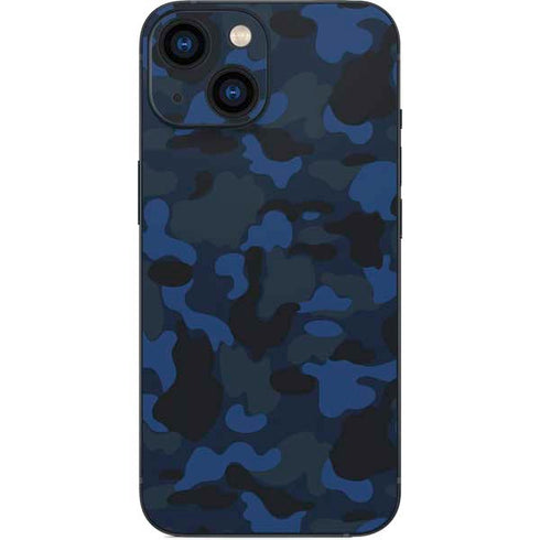 Blue Street Camo iPhone 13 Mini Skin