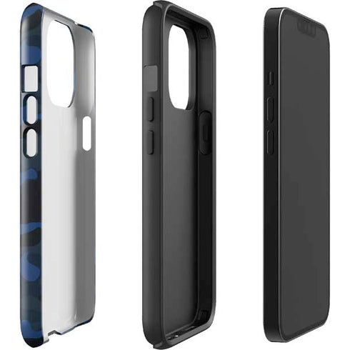 Blue Street Camo iPhone 13 Pro Max Impact Case