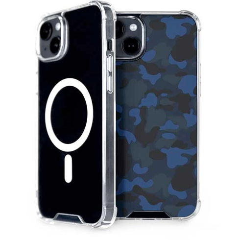 Blue Street Camo iPhone 14 MagSafe Case