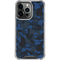 Blue Street Camo iPhone 15 Pro Clear Case