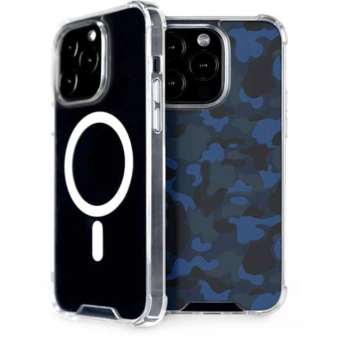 Blue Street Camo iPhone 14 Pro MagSafe Case