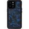 Blue Street Camo iPhone 14 Pro Max Waterproof Case