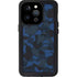 Blue Street Camo iPhone 14 Pro Waterproof Case