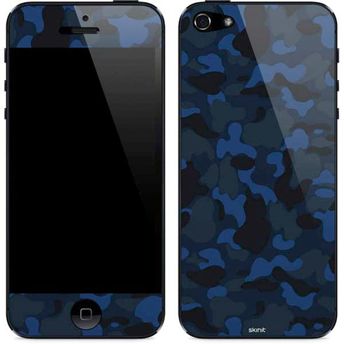 Blue Street Camo iPhone 5/5s/5SE Skin