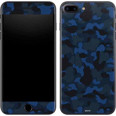 Blue Street Camo iPhone 8 Plus Skin