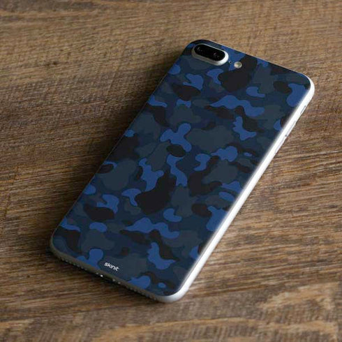 Blue Street Camo iPhone 8 Plus Skin