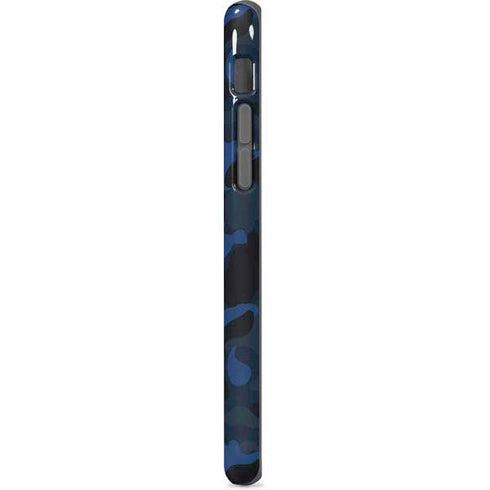 Blue Street Camo iPhone 8 Pro Case